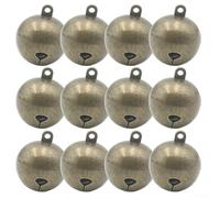 12 Mini Copper Bell Accessories Metal Jingle Bells for DIY Crafts, Pet Collar Decorations, and Wedding Use
