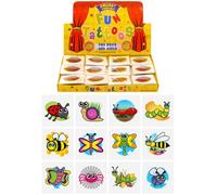 12 Mini Insect Bug Temporary Tattoos Boys Party Bag & Stocking Fillers