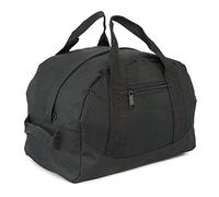 12" Mini Two Tone Duffle Bag (Black)