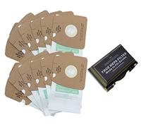 12 MM Bags +1 HF-8 Filter Compatible with Eureka Mighty Mite & Sanitaire Canister Vacuum Cleaner.12 2-PLY Bags + 1 HF 8 Exhaust HEPA Filter. Compare to Part # 60296C, 60295B, 60666B-6, EUR 60295-6