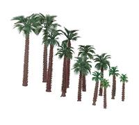 ＡＷＨＡＯ 12 Models of Palm Trees, Railway Landscape, Set of, Plastic Tree, HO Scale