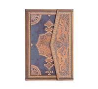 12-Monatskalender 2024 Safawidisch Indigo Mini Horizontal