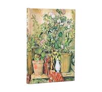 12-Monatskalender 2027 Cezannes Terrakotta-Töpfe und Blumen Mini Horizontal