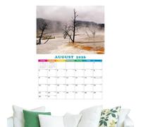 12 Month Calendar 2026 - Landscape Wall Calendar for the Whole Year | Year Year 2026 | Creative Hanging Design for Daily Planning Meetings, Business Trips, Home