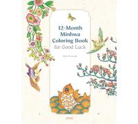 12-Month Minhwa Coloring Book for Good Luck