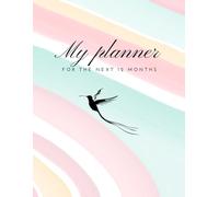 12 month planner for notes and health check 2025 2026