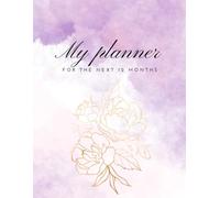 12 month planner for notes and health check 2025 2026