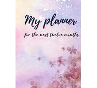 12 month planner for notes and health check 2025 2026 Hard Cover