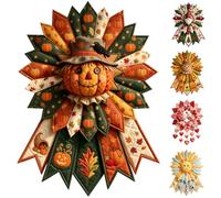 12- Month Themed 3D Quilted Door Hanger Sewing Kit Collection, DIY Fabric Patchwork Adults Craft Kit,DIY Patchwork Hanging Decor, Fall Art Wall Decor，#K