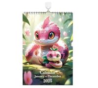 12 Month Wall Calendar, 2025 Monthly Wall Calendar | Wall Hanging Calendar: Large Blocks, Monthly Calendar January 2025 - December 2025, Writer Calendar