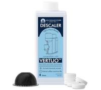 (12 Months Supply) Descaling Kit Compatible with Nespresso Vertuo, Odorless Coffee Brewer Machine Descaler Set, Liquid Descaling Solution for Nespresso, Includes Reusable Pod and 12 Cleaning Tablets