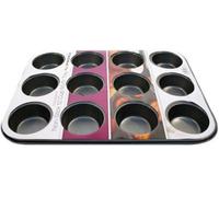 12 Muffin Cupcake Baking Tray Suitable For Oven Cooking Baking Non Stick Oblong Tin Dish Grill Bakeware