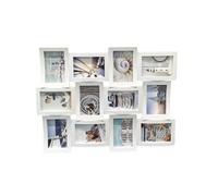 12 Multi Aperture Photo Frame - White