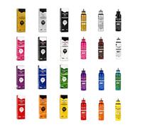 12 Multicolor Oil Based Inks Paint Bottles for Model Repair | Oil Inks Bottles Set, 60ml Per Bottle, for Professional Model Restoration, Model Enthusiasts and Artists