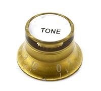 12 Musical Instrument Accessories Electric Guitar Knobs 2T2V Volume And Tempo Control Guitar Knobs For Adult Beginners(Tone Gold)