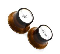 12 Musical Instrument Accessories Electric Guitar Knobs 2T2V Volume And Tempo Control Guitar Knobs For Adult Beginners(Coffee T6 V6)