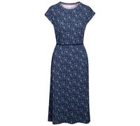 (12, Navy Print) Trespass Womens Summer Dress Cap Sleeves Portia