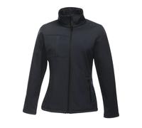 Regatta Women's Octagon II Waterproof Soft Shell Jacket - Navy / Seal Grey - Navy/Seal Grey - 12