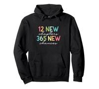 12 New Chapters 365 New Chances Motivational Teacher Pullover Hoodie