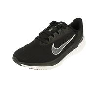 NIKE Men's Air Winflo 9 Sneaker, Black White Dk Smoke Grey, 12 UK