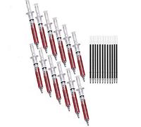 12 Novelty Blood Syringe Pens with extra refills double value double life