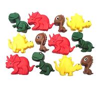 12 Novelty Edible Dinosaurs Birthday Cupcake Cake Decorations