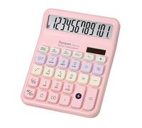 12 Number Solar Power Calculator Colorful Physical Form Ergonomic Pad Thin Transportable for Finance Classroom Demands Transportable Solar Calculator