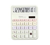 12 Number Solar Power Calculator Colorful Physical Form Ergonomic Pad Thin Transportable for Finance Classroom Demands Transportable Solar Calculator