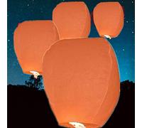 12 Orange - Chinese Flying Sky Lanterns (A Liittle Tree)
