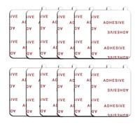 12 Pack 1.96" x 1.57"(40*50mm) Very High Bond Sticky Adhesive [Easy to Peel Off] Replacement,Double Sided Pads Gule for Dashboard Windshield Suction Cup Phone Holder Car DVR Home Suction Hooks (White)