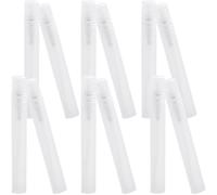 12 Pack 10ml White Pp Refillable Pen Spray Bottles | Leak-proof Tight Sealing, Compact Travel Size for Liquids, Empty Cosmetic Decanting Use