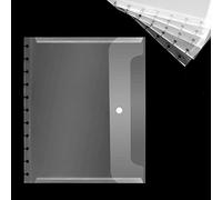 12 Pack 11 Disc Letter Size Planner Discbound Pocket 8.5"×11"Discbound Notebook Discbound Planner Accessoriesfor Office & School Home Work Organizer Supplies