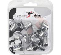 Loops 12 PACK 18mm Alloy Rugby Union Boot Studs - Screw-in Silver Grass Shoe Grips