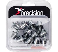 12 PACK 21mm Alloy Rugby Union Boot Studs - Screw-in Silver Grass Shoe Grips