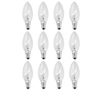 12-Pack 230 Volt Decorative Daylight Bulbs, Full Spectrum Light For Hallway, Cafe, Ceiling Light And Pendant Light