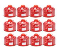 12 Pack 230g Butane-Propane Screw On Gas Canisters Gas Cartridge for Camping Stoves, Heaters & Lanterns | High Performance Propane-Butane Mix with Resealable Valve Cartridges | EN417 Gas Cartridge