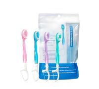 12 Pack 3-in-1 Toothbrush with Toothpaste, Mini Toothbrush for Travel, Compact Oral Care Solution for Long Flights, Camping, and Office Commuting