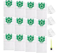 12 Pack 3D Airclean Vacuum Bags Compatible for S7000-S7999 Upright and Dynamic U1 Series Upright AirClean 3D Efficiency 12 Packs Vacuum Cleaner Bags, 3 Pre-Motor and 3 Post-Motor Filters