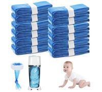 12 Pack 6.5m Nappy Bin Refill Bags，6.5m Diaper Bin Pail Disposal Bags，Nappy Bin Liners - Compatible with Tommee Tippee Twist and Click & Other Major Diaper Pails - Hold 300-360 Nappies