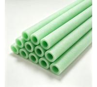 12 Pack 88cm PE Foam Trampoline Pole Covers Replacement | closed-cell PE foam, soft buffer over metal poles, fits 2.5 cm to 2.6 cm diameter poles, trims to shorter