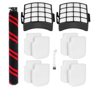 12 Pack Accessories for Shark Stratos AZ3000UKT Upright Vacuum Cleaner | 1 Roller Brush 2 HEPA-Filter 4 Pre-motor Foam Filter 4 Felt-Filter, for Pet Hair & Allergy Sufferer, for Carpet & Hard Floor