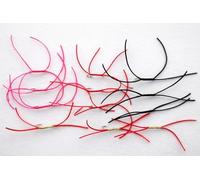 12 Pack Apps Bloodworm - Pink Black, Red, Red & Gold, Size 10, fly fishing