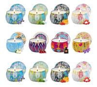 12 Pack Aromatherapy Scented Candle Sets Small Gift Set, 240H Long Burning Women Home Decoration, Gift for Ladies Candles Bath Gift for Birthday Mother Valentine's Day