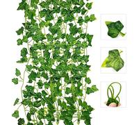 12 Pack Artificial Ivy 84Ft Ivy Garland Fake Vines for Room Decor Fake Plants