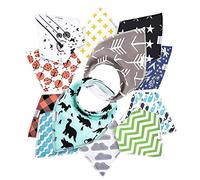 12- Pack Baby Bandana Drool Bibs for Drooling and Teething By Daulia, Unisex super absorbent Organic Cotton, Cute Baby Gift for Boys & Girls, Toddler Baby Shower gift set