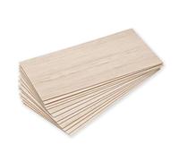 12 Pack Balsa Wood Sheets, 200x100x1mm Balsa Wood Thin, BalsaWood Board for Home Decoration, Arts, DIY Crafts Projects, Woodcraft Model, Painting and Engraving (200 * 100 * 1mm)