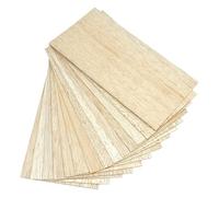 12-Pack Balsa Wood Sheets 200x100x1mm Lightweight Craft Balsa Wood Thin BalsaWood Wood for DIY Projects Model Building Painting and Engraving Ideal for Home Decor and Creative Arts