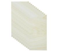 12 Pack Balsa Wood Sheets, 200x100x2mm Blank Plywood Sheet, Thin Unfinished Plywood Sheets for DIY Crafts, Model Building, Painting, Engraving, Pyrography, Woodcraft Projects, Diorama Materials
