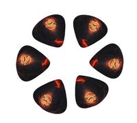 12 Pack Bat Sun Forest Path Guitar Picks, Bass Electric Acoustic Guitar Ukulele Accessories Includes Thin Medium Heavy Guitar Picks Plectrums with Organizer Storage Box
