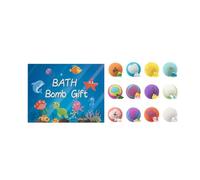 12 Pack Bath Bombs with Surprise Inside Bubble Bathes,Ocean Theme Bath Fizzies, Natural Sea Salt Color Changing Spa Easter Bath Balls,Kids Bubble Bath for Birthday Halloween Christmas Boys Girls (B)